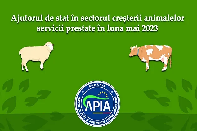 Sprijin financiar în valoare de peste 1,5 milioane lei pentru crescătorii de animale