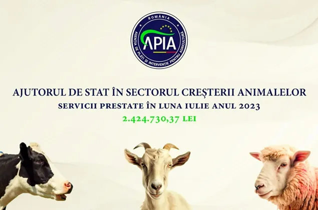 Sprijin de peste 2,42 milioane lei pentru ameliorarea raselor de animale
