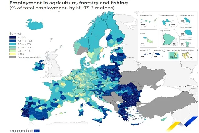 Eurostat: România are cea mai mare rată de muncitori agricoli din Uniunea Europeană