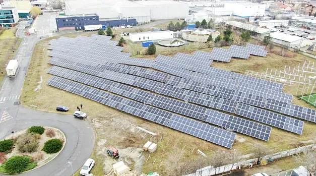Danone Romania created its own solar energy park by investing one million euros