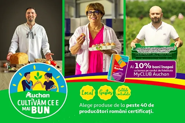 Înainte de Paște, Auchan invită românii la Săptămâna filierelor de producători locali