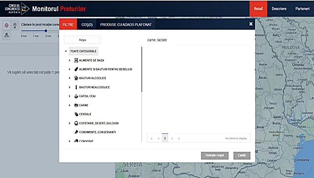 Consiliul Concurenței a actualizat site-ul www.monitorulpreturilor.info