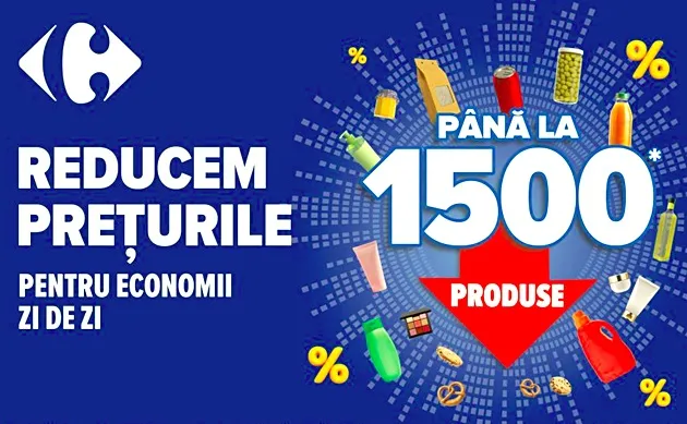 Carrefour România continuă programul strategic de reducere a prețurilor în 2025