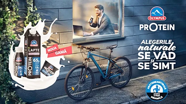 Olympus Romania launched PrOtein, the dairy range that supports an active lifestyle