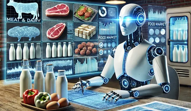 Food market analysis with the help of AI