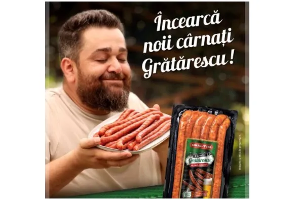 Cris-Tim accelerează diversificarea portofoliului și lansează „Grătărescu” în cea mai dinamică categorie în 2025 din piața mezelurilor - cârnații