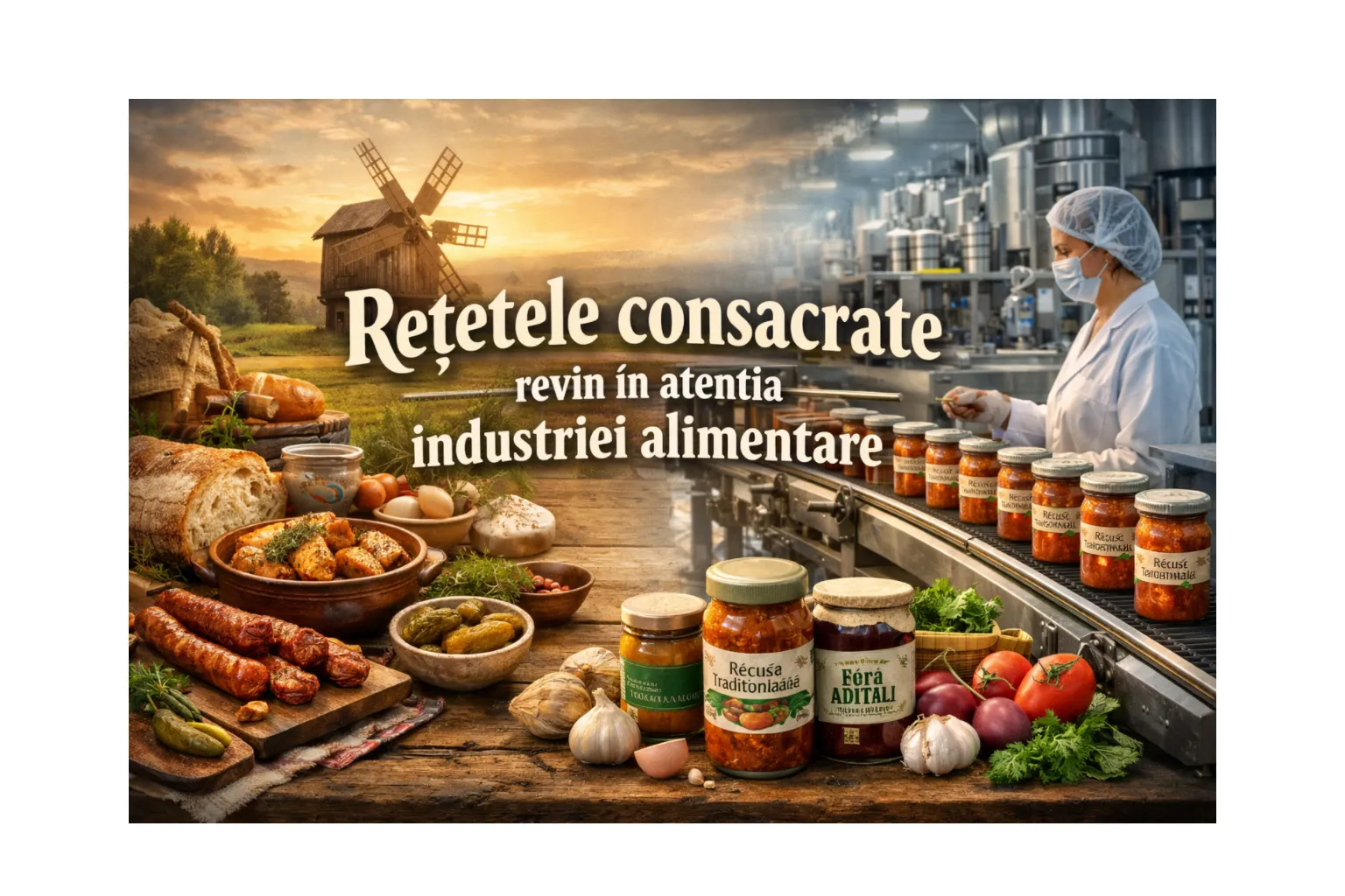 Rețetele consacrate revin în atenția industriei alimentare