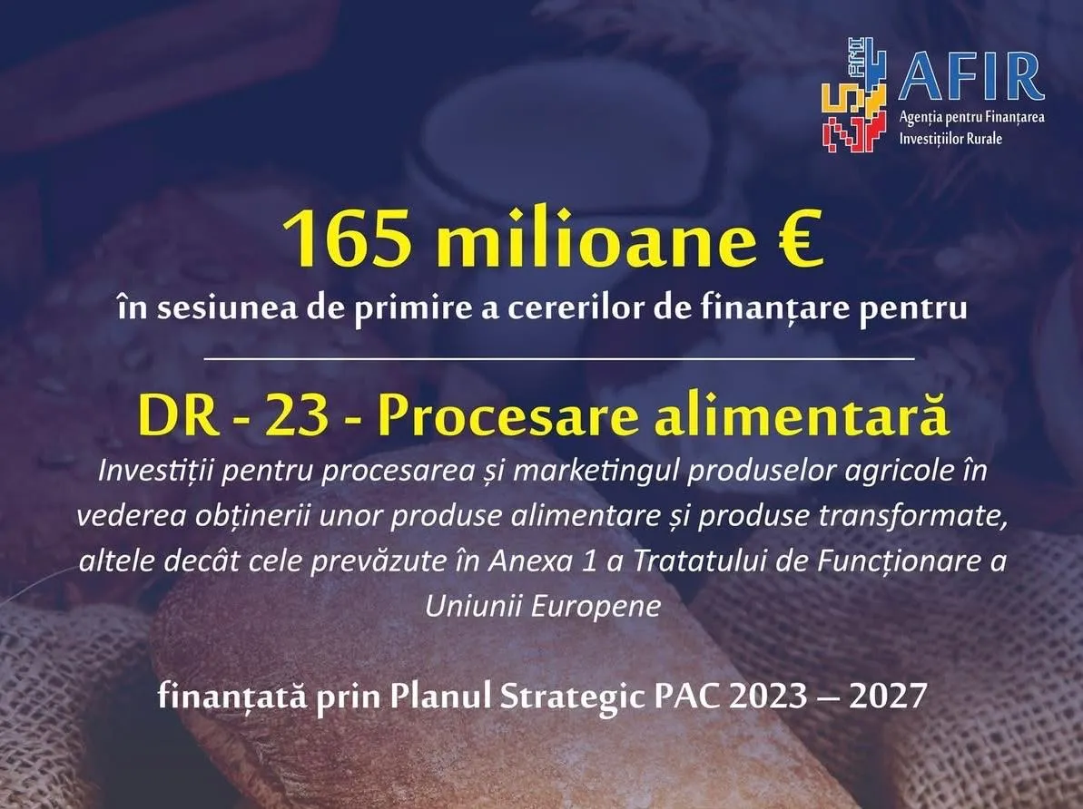 Închiderea sesiunii de depunere a proiectelor pentru DR‑23 – AFIR