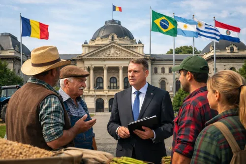 Fermierii discută Mercosur la Cotroceni