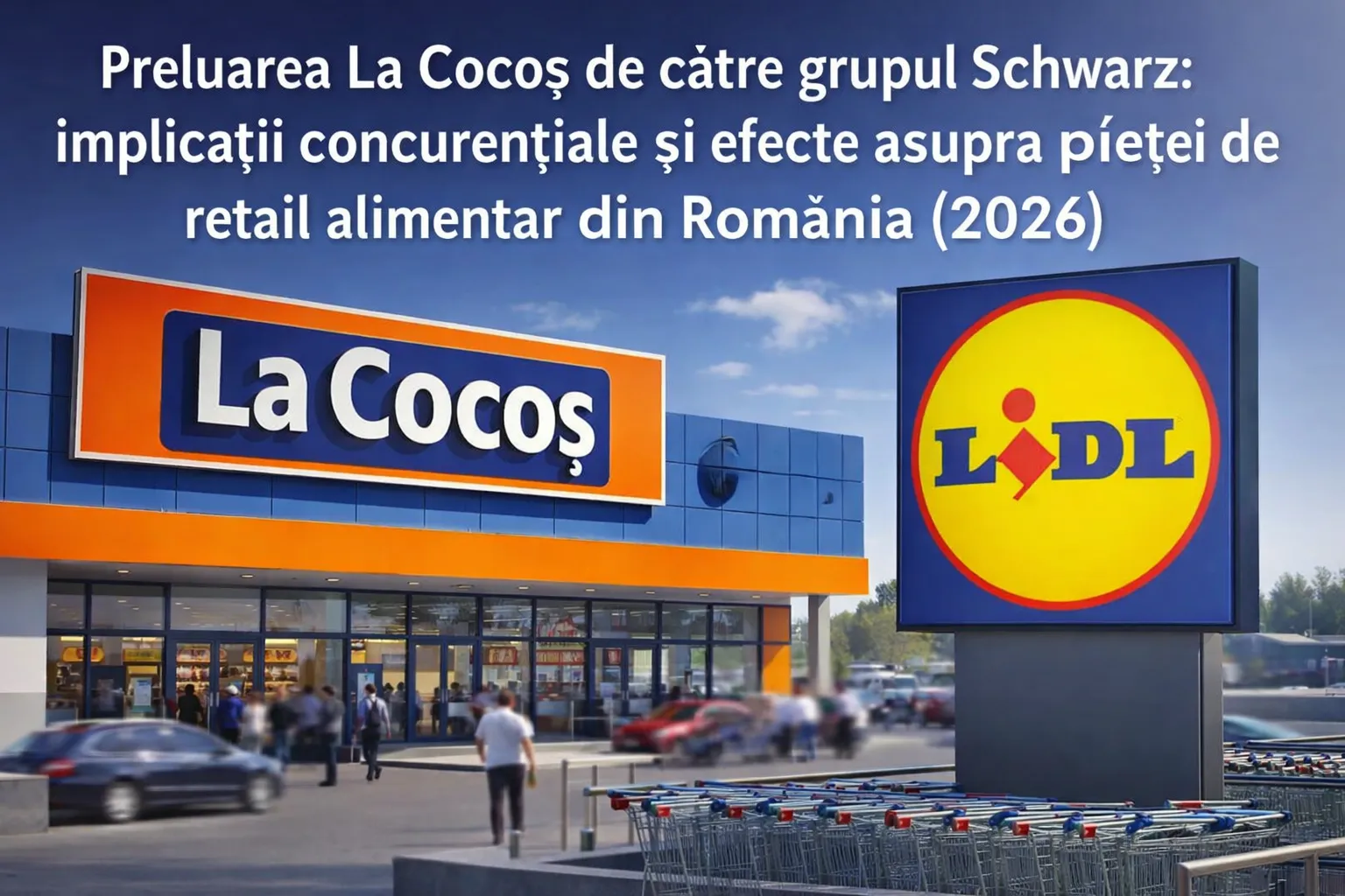 Preluarea La Cocoș de către grupul Schwarz: implicații concurențiale și efecte asupra pieței de retail alimentar din România (2026)