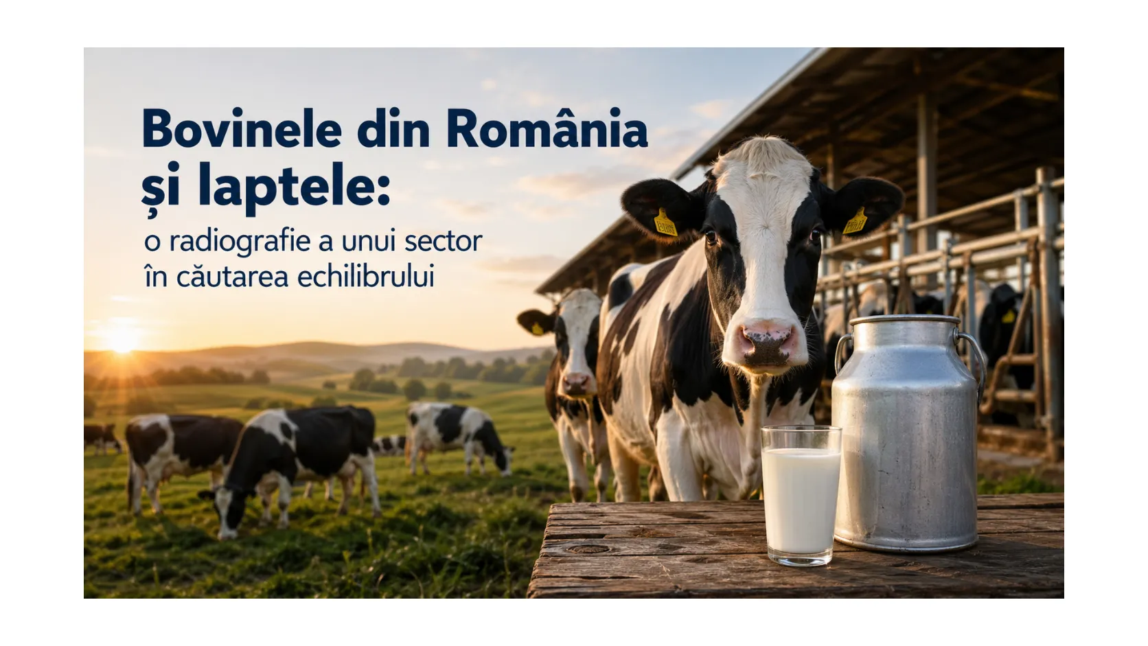 Bovinele din România și laptele: o radiografie a unui sector în căutarea echilibrului