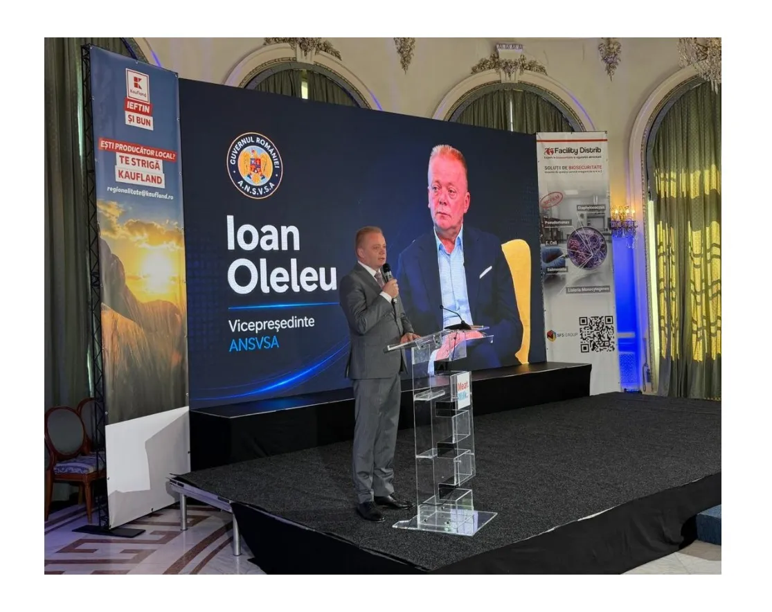 Dr. Ioan Oleleu a inaugurat magistral cea de-a doua zi Meat.Milk. 2026, aducând în prim-plan marile provocări și direcții strategice ale industriei agroalimentare europene
