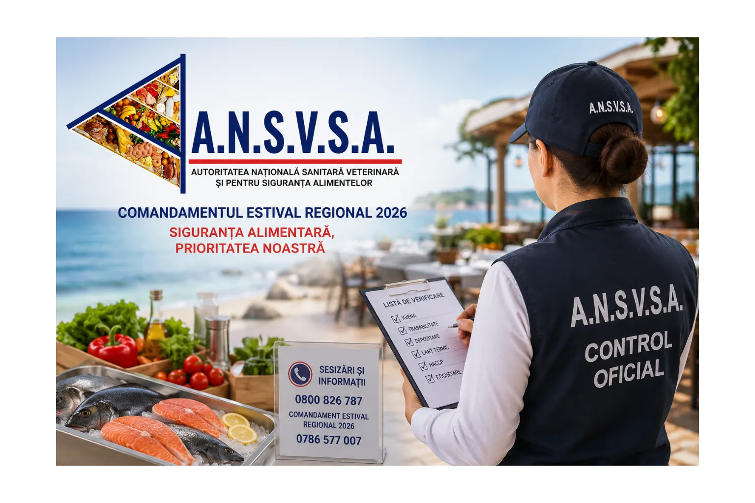 ANSVSA a lansat Comandamentul Estival 2026. Controale intensificate pe litoral și în Delta Dunării