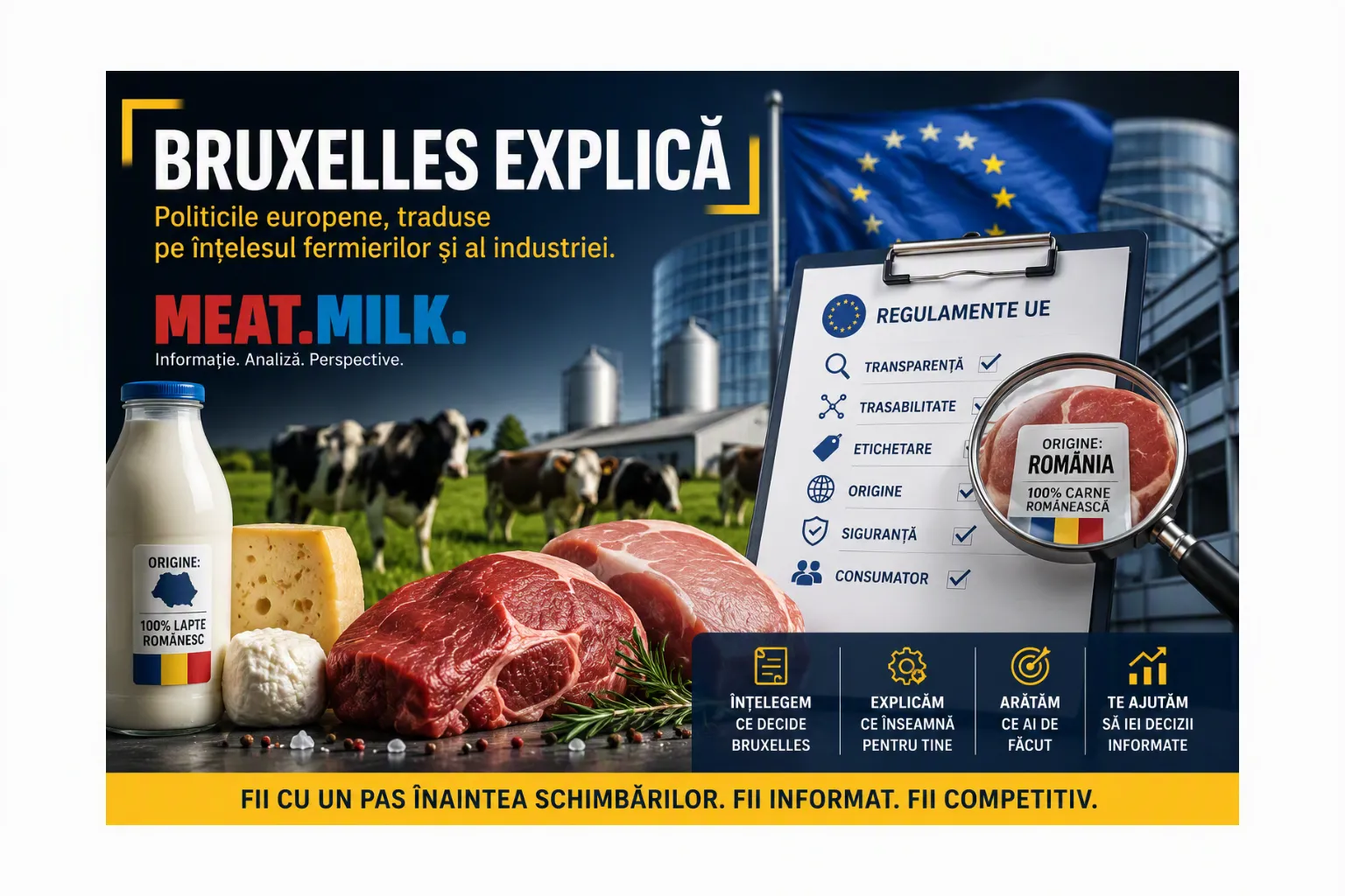 Bruxelles explică | Eticheta de origine: de ce pregătește UE reguli mai stricte și ce înseamnă acestea pentru procesatorii români