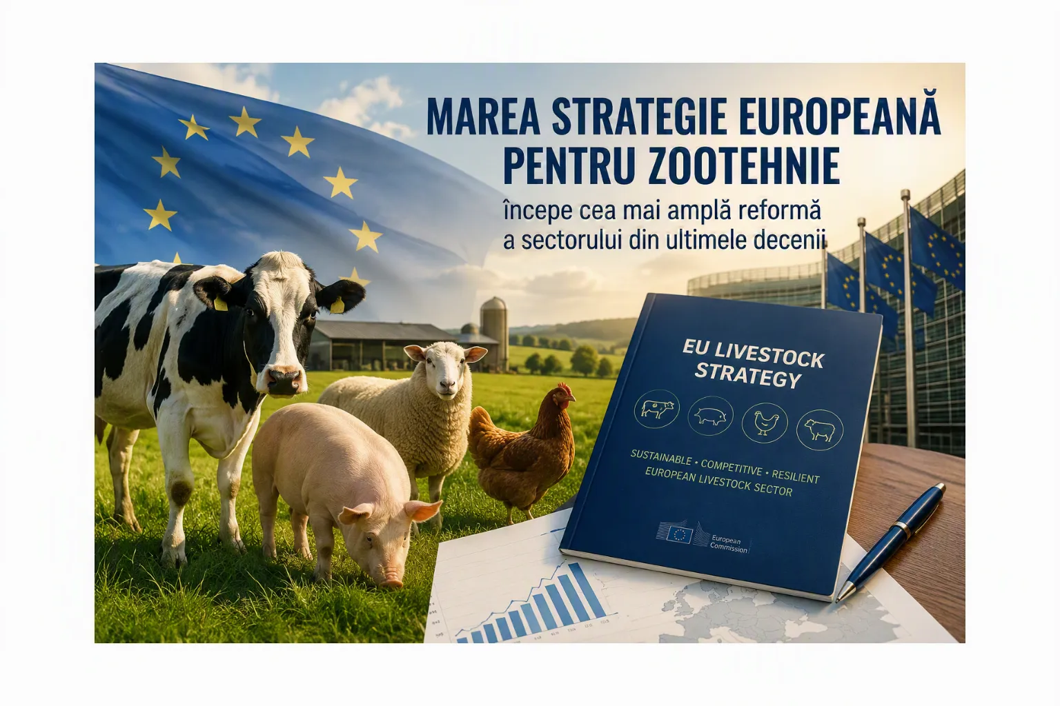Marea Strategie Europeană pentru Zootehnie: începe cea mai amplă reformă a sectorului din ultimele decenii