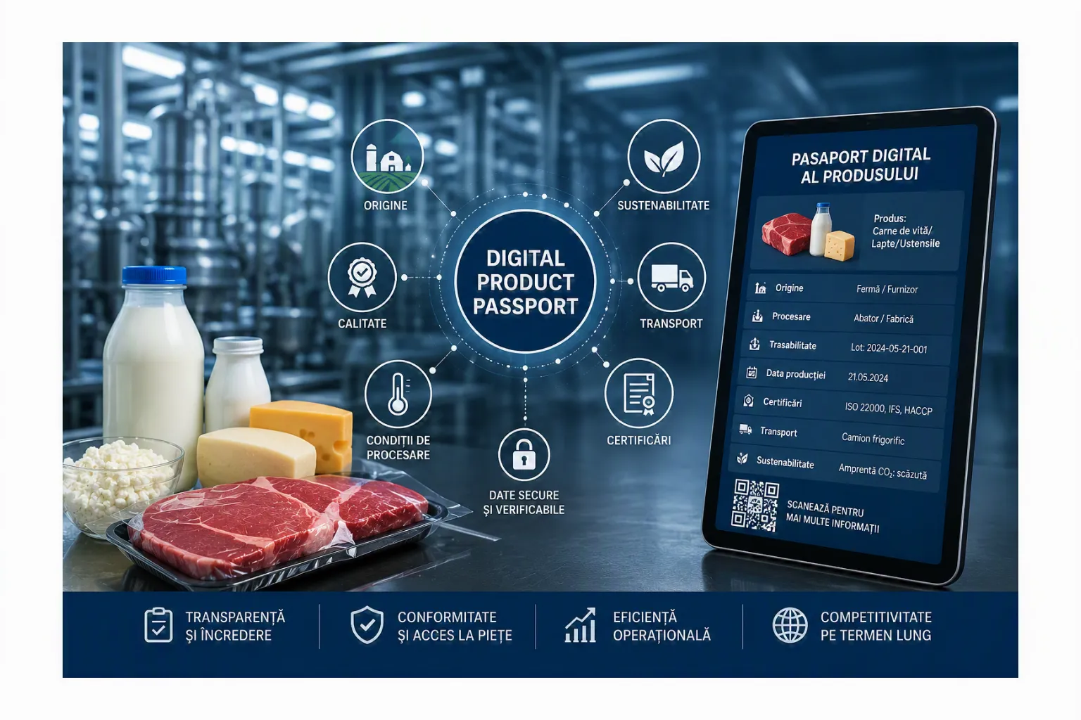 Digital Product Passport: de ce procesatorii de carne și lapte trebuie să se pregătească încă de acum