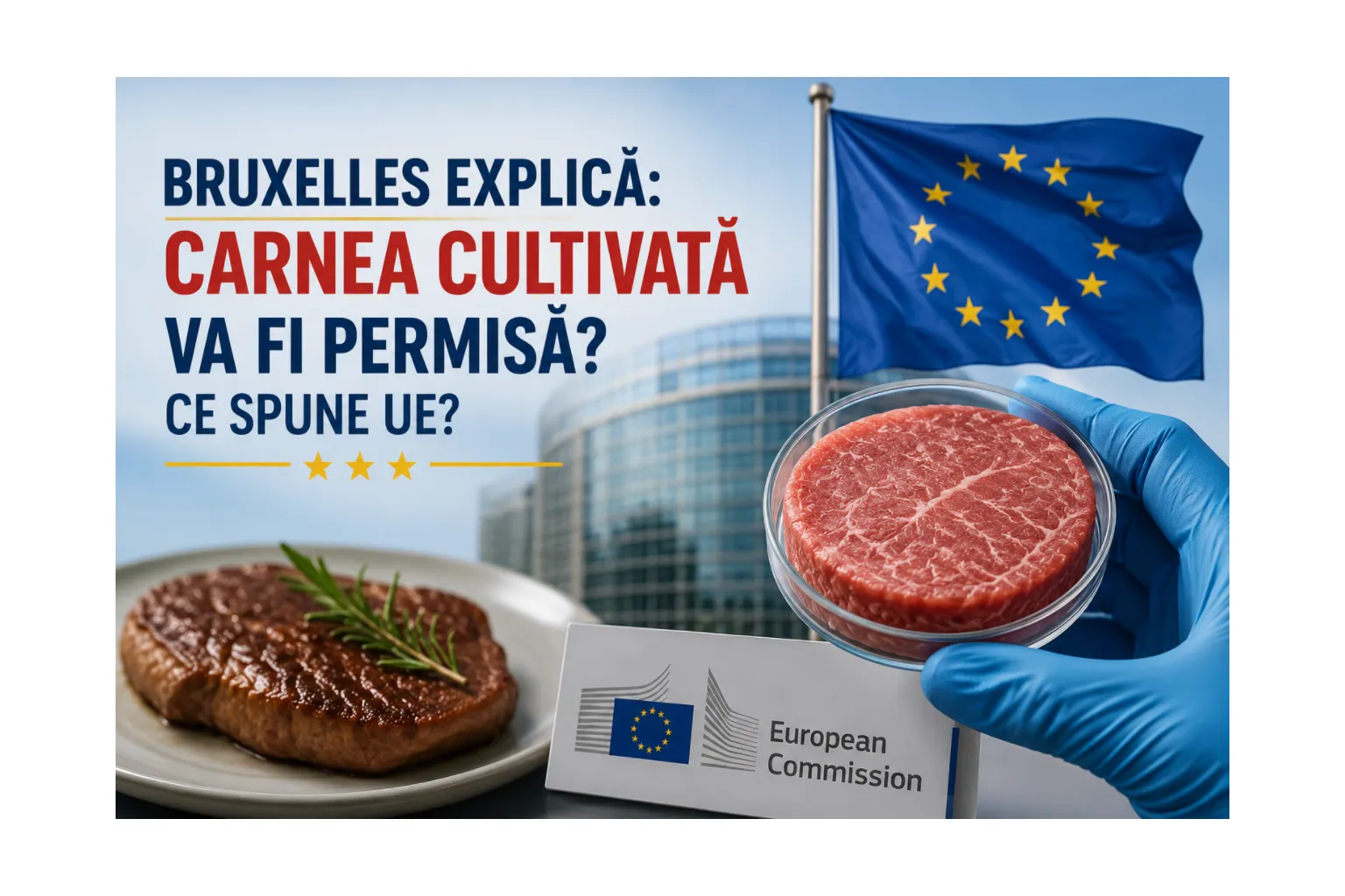 Bruxelles explică: Carnea cultivată Va fi permisă? Ce spune UE?