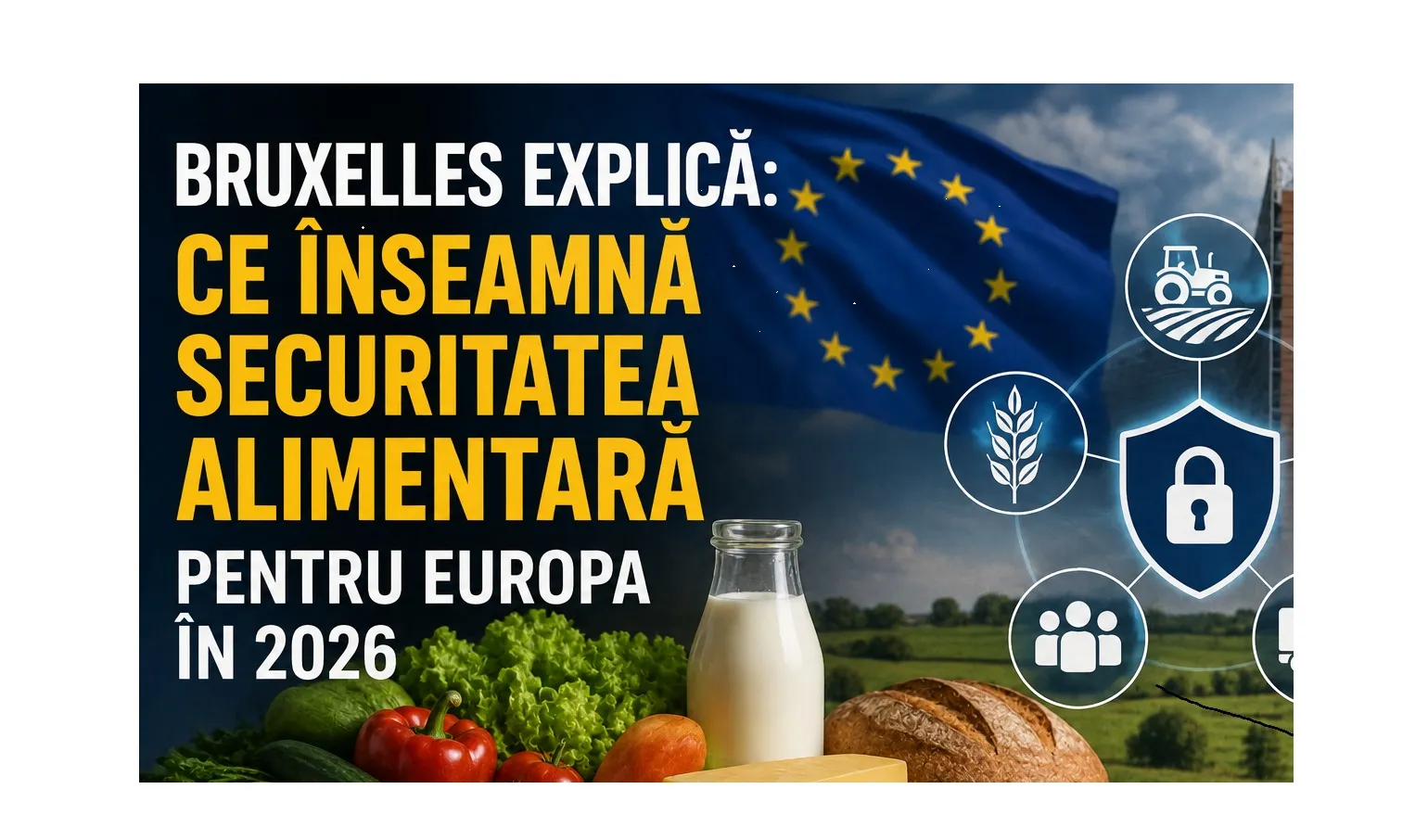 Bruxelles explică: Ce înseamnă securitatea alimentară pentru Europa în 2026 De ce a devenit hrana o chestiune de strategie, nu doar de agricultură