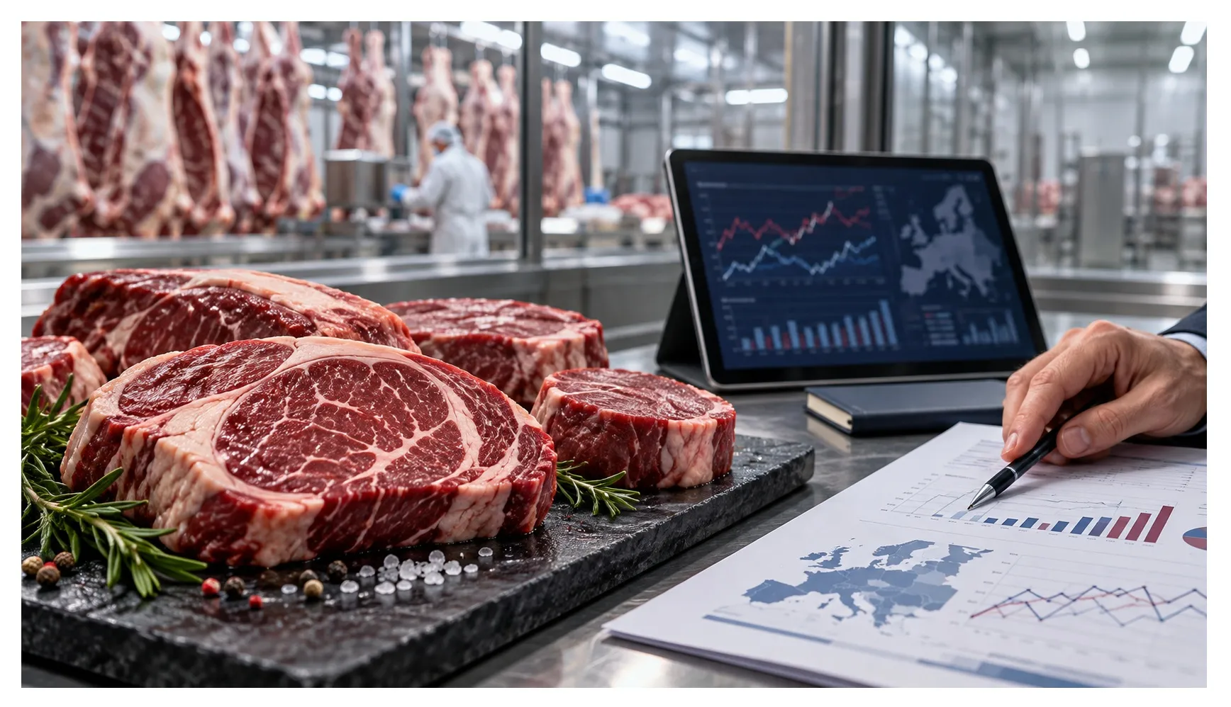 Beef: European prices rise slightly but remain below last year’s levels